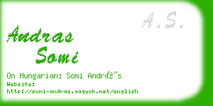 andras somi business card